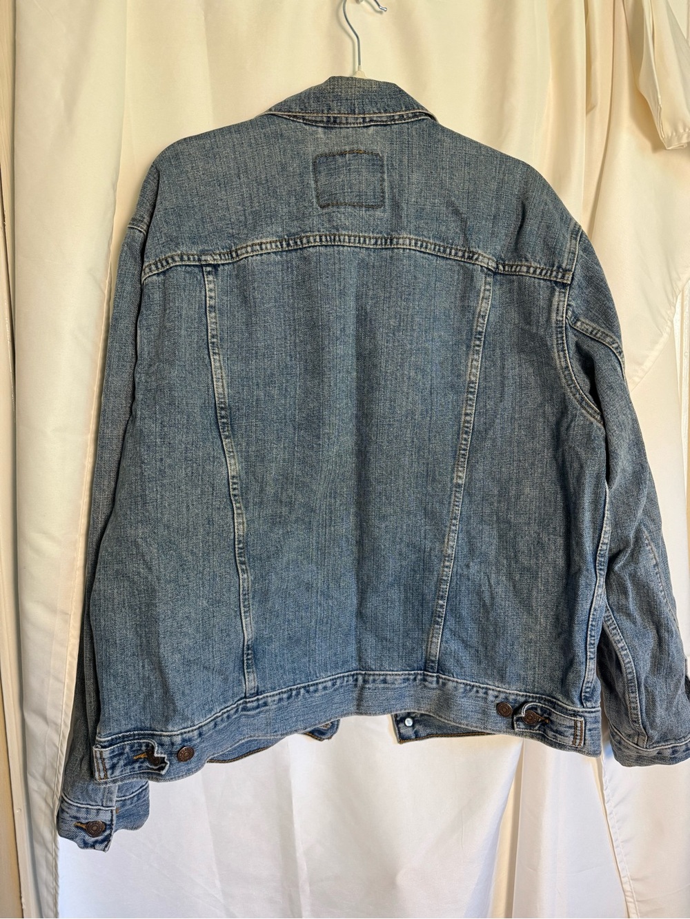 Like New Vintage 00s Levi Light Wash Denim Trucker 70507 Jacket Size L - Picture 7 of 7